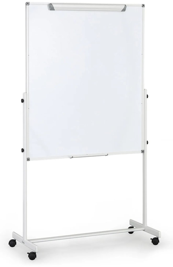 Mobilny flipchart, powierzchnia kombinowana, 1200 × 1000 mm