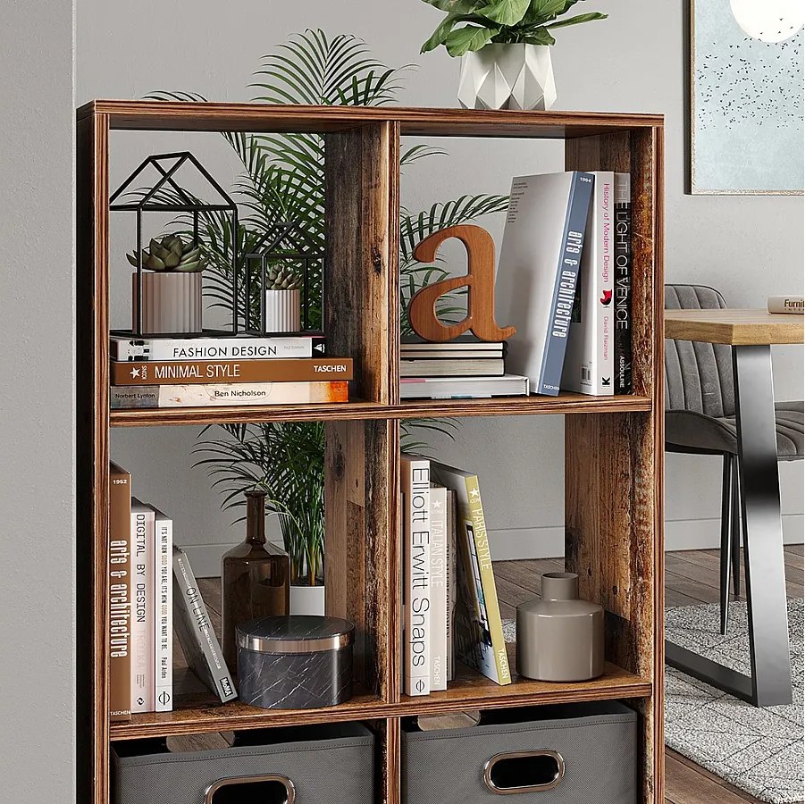 Room Divider drewno antyczne 72x29x107.8