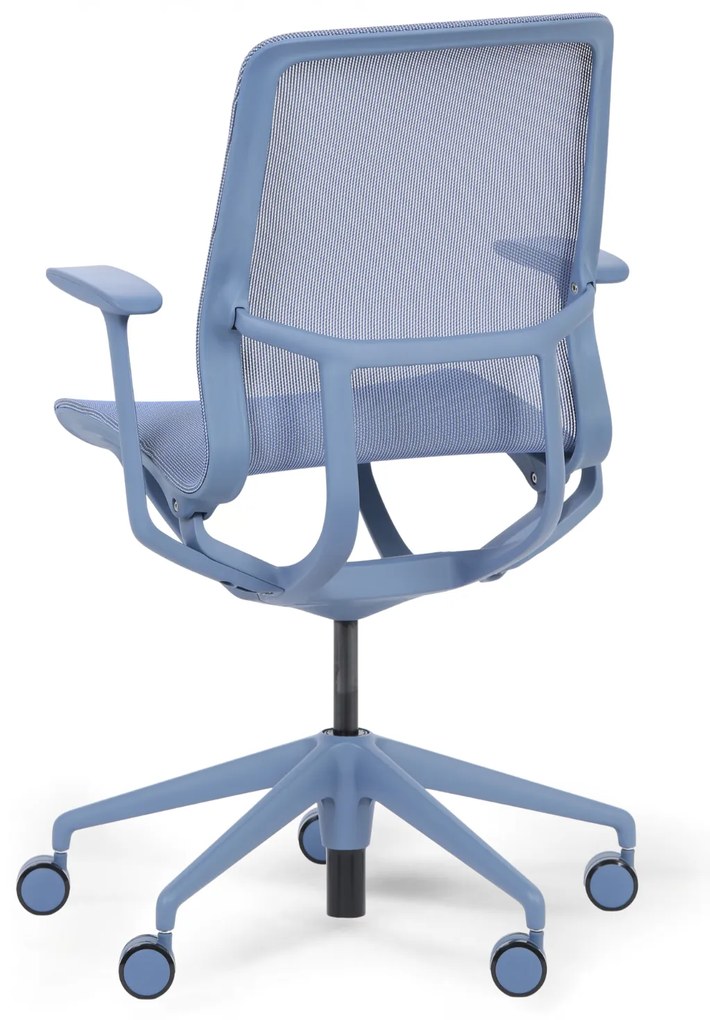 Krzesło biurowe ELVI, niebieski