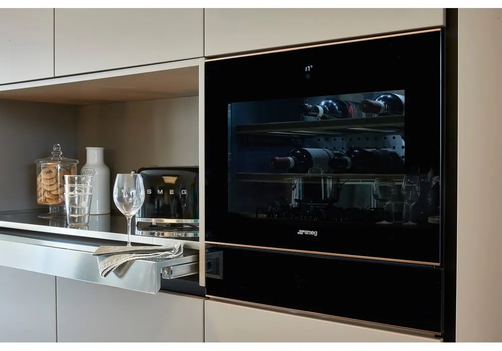 Czarny toster Retro Style – SMEG