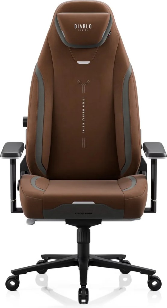 Fotel gamingowy materiałowy Diablo X-Eye Prime Normal Size, Cinnamon Brown