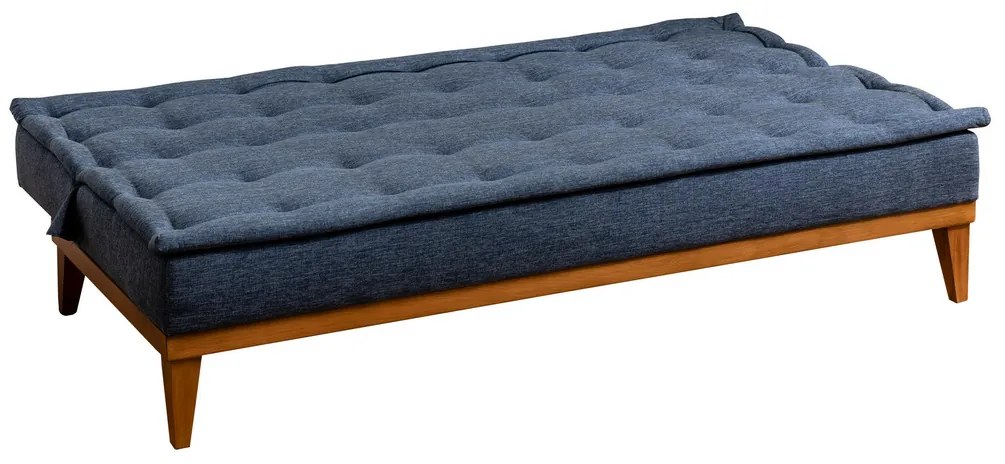 Sofa rozkładana Fuoco ciemnoniebieska