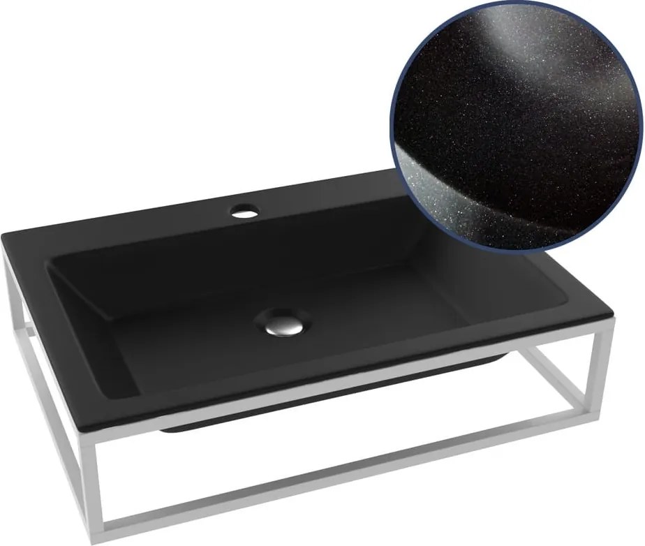 Uniwersalna konsola półka pod umywalkę lub blat 60 cm biała SINGUR