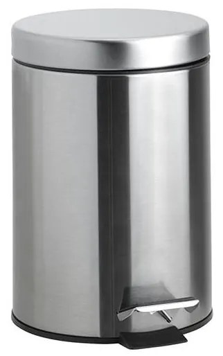 Kosz na śmieci 17x25,5 cm stal nierdzewna/srebrny