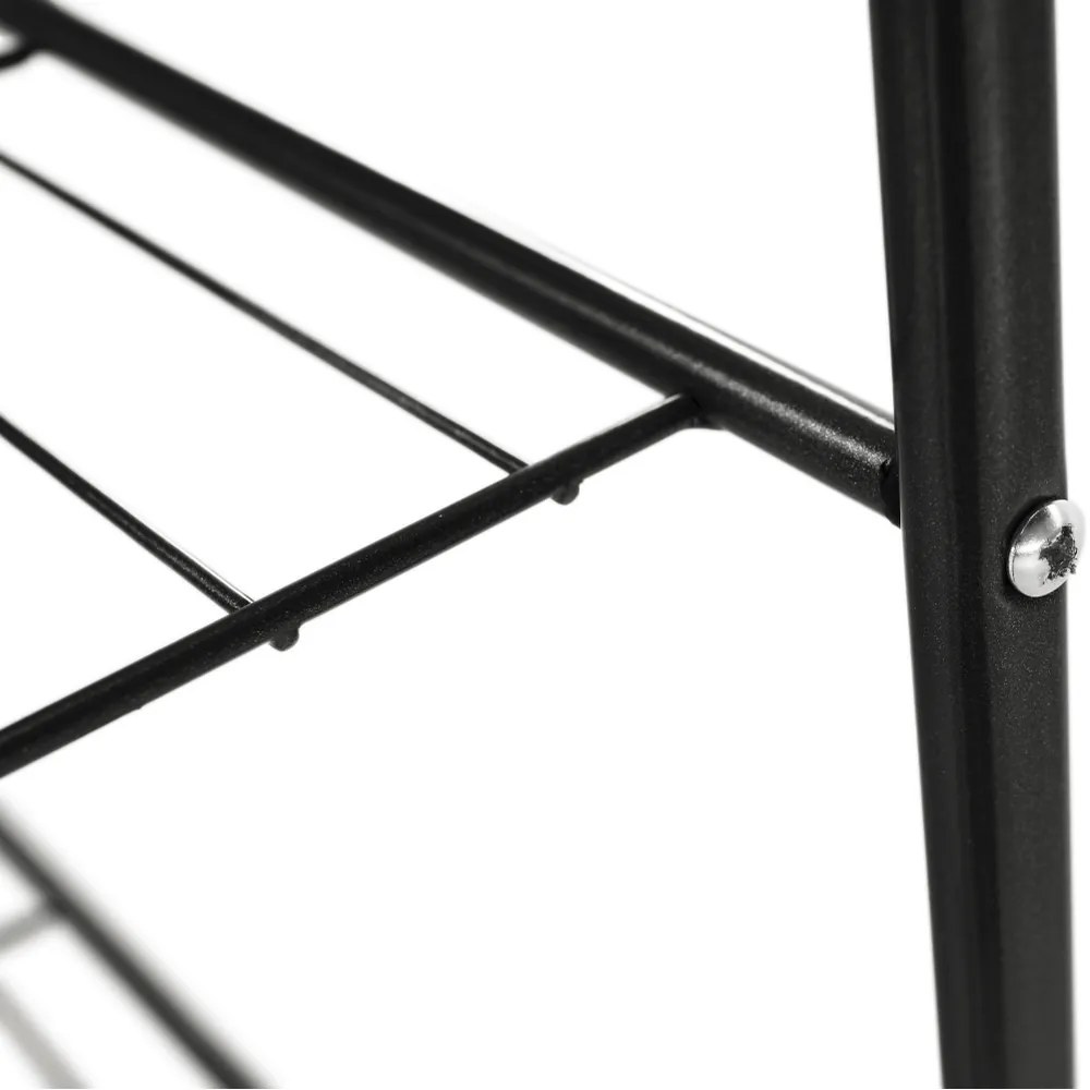 Regał metalowy Veruma, ciemnoszary