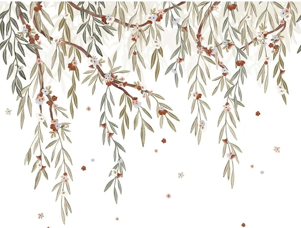 Tapeta dziecięca 200 cm x 248 cm Eucalyptus Blooming – Lilipinso