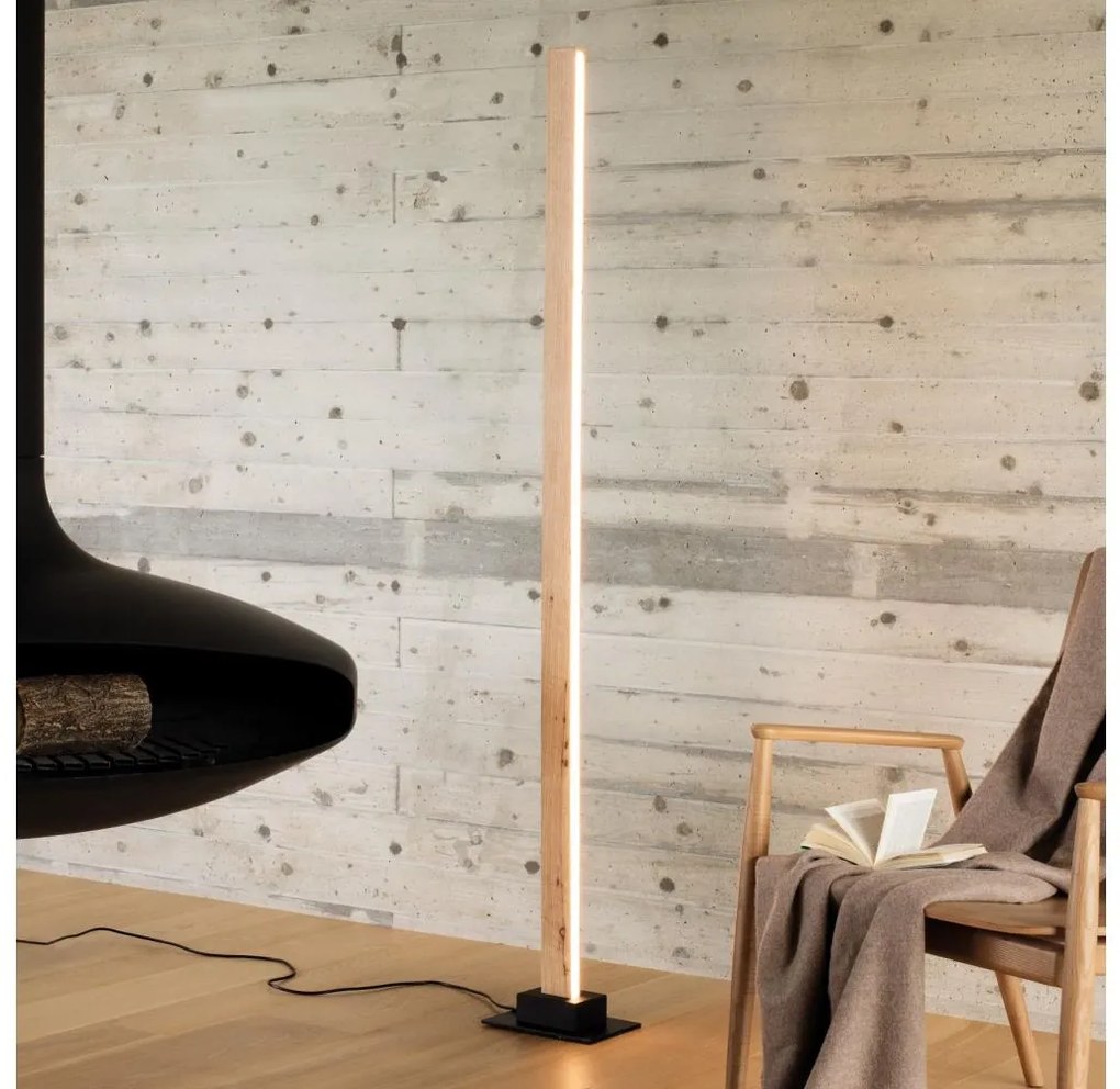 Ideal Lux - LED Lampa podłogowa ściemnialna CRAFT LED/26W/230V CRI 90 buk