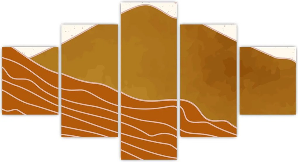 Obraz - Spacefrog design mountain N⁰1 (125x70 cm)