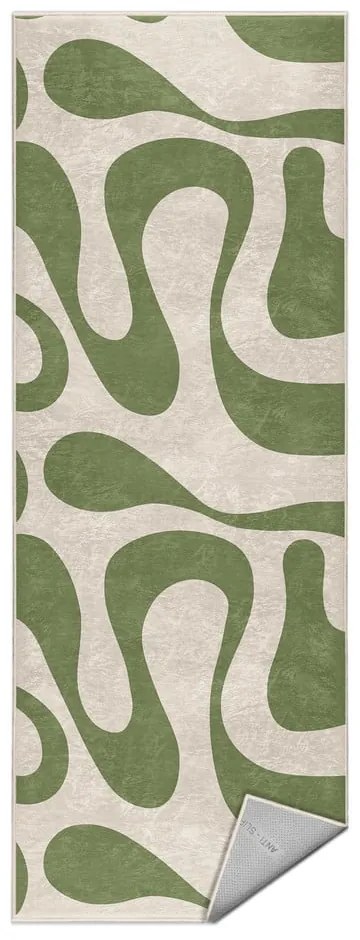 Zielony chodnik odpowiedni do prania 80x200 cm Matcha Latte – Mila Home