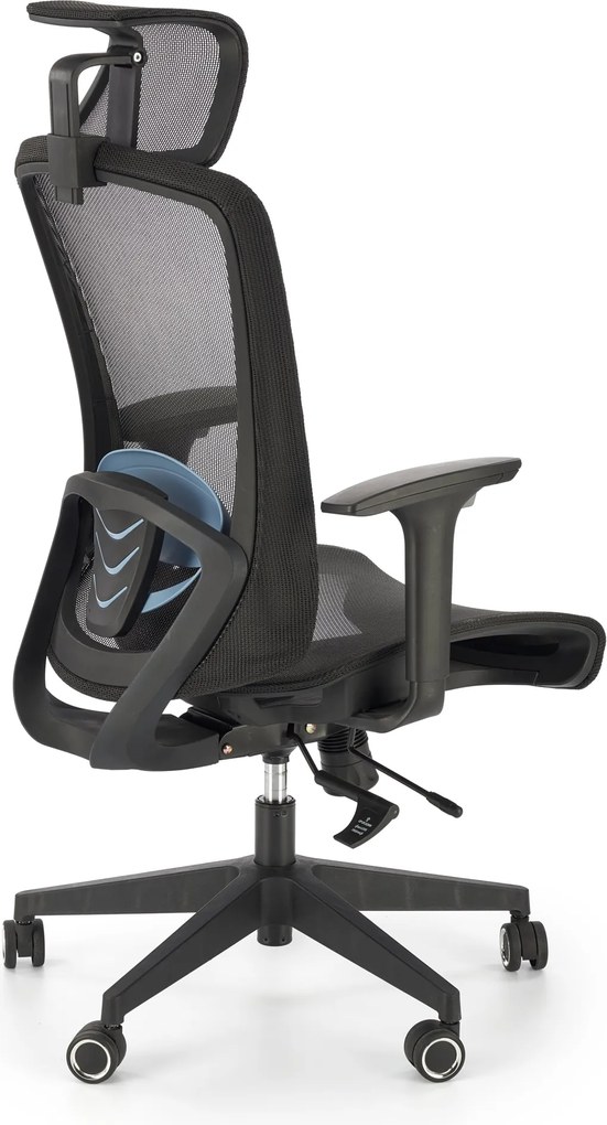 Ergonomiczne krzesło biurowe Goliat, zgodne z normą BHP