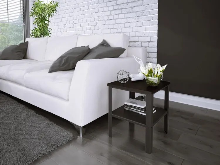 Stolik Kawowy Czarny W Stylu Loft Z5-W39