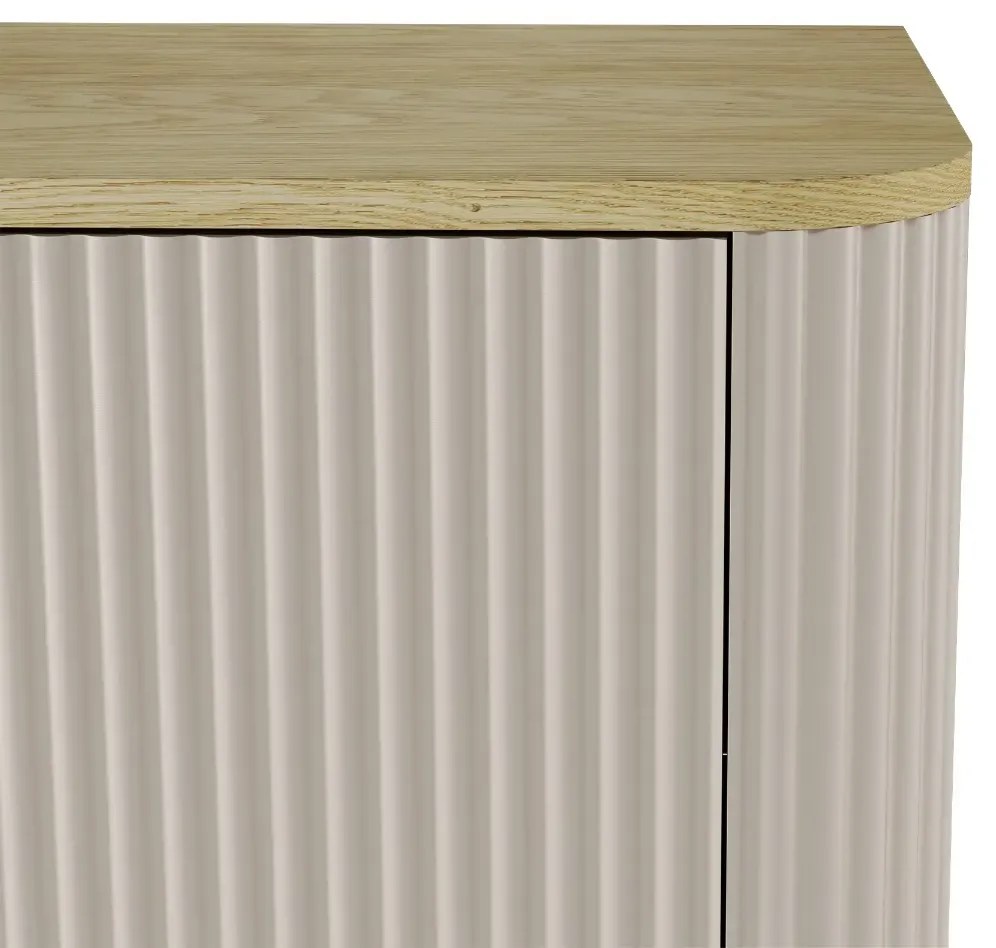 Szafka pod umywalkę nablatową RIVELA 1S 80cm kaszmirowa STRAMA