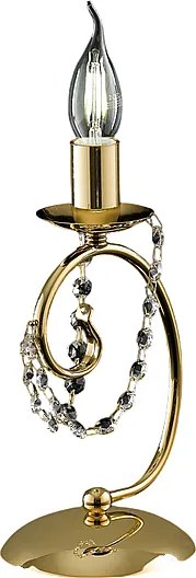 Magda 1-light gold iron table lamp H.27 Ø13 BL146-LT-OR