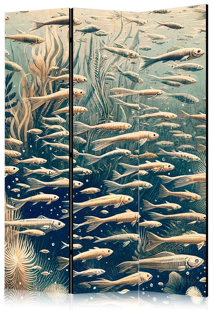 Parawan jednostronny Zwierzęta 135x172 cm 3-częściowy beżowy ARTGEIST B