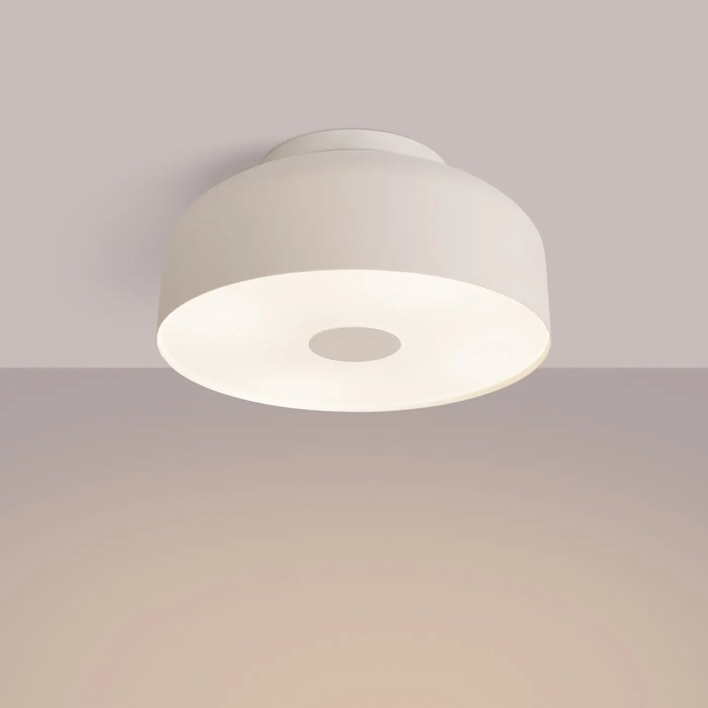Plafon OMIQ beżowy mat SOLLUX LIGHTING