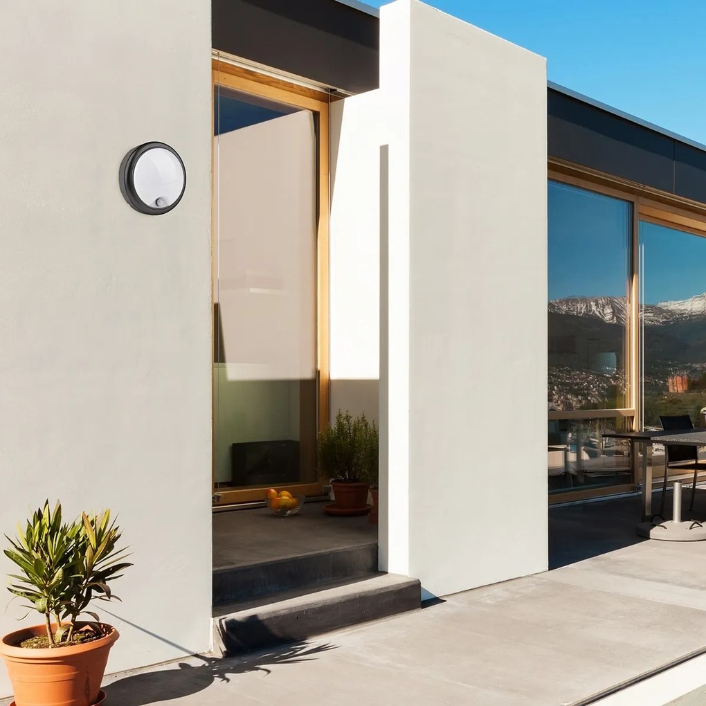 Rabalux 77029 zewnętrzne ścienne/sufitowe oświe tlenie LED Hitura, biały