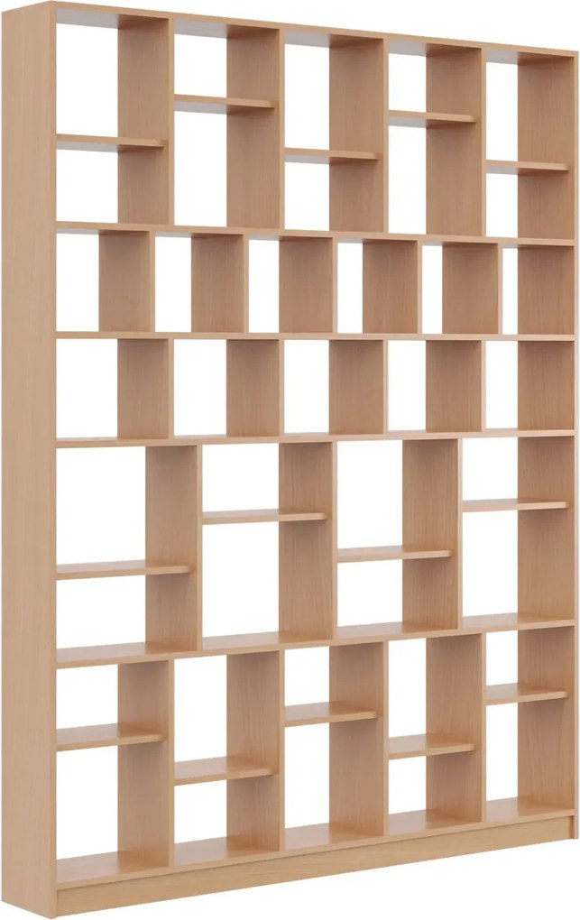 Skandynawski regał na książki do salonu buk D8-H17