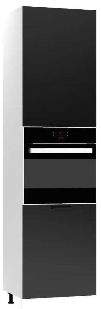 Szafka pod piekarnik 60 DENIS D60 PK/2333 P/L czarna mat STOLKAR