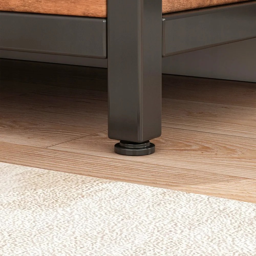 Ławka-półka na buty - 80x30x51 cm, z półką i tapicerowanym siedziskiem, nowoczesny i funkcjonalny design