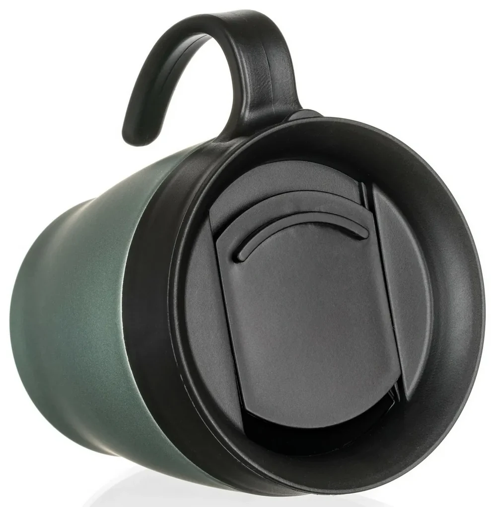 Banquet Podróżny kubek termiczny TAZZA 330 ml,zielono-szary