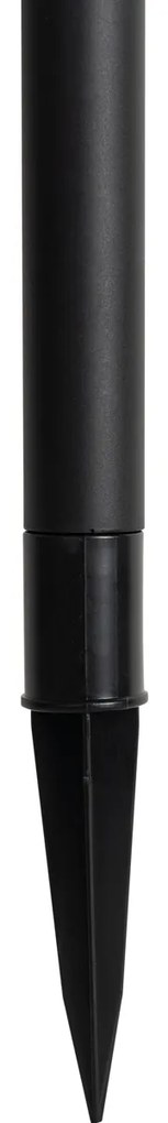 Lampa ogrodowa biała 30 cm z wbudowanym LED IP44 Solar RGBW - Ludger