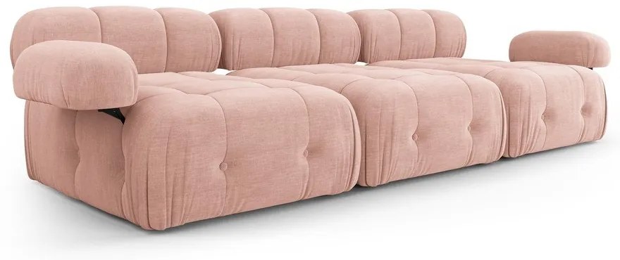 Jasnoróżowa sofa 288 cm Ferento – Cosmopolitan Design