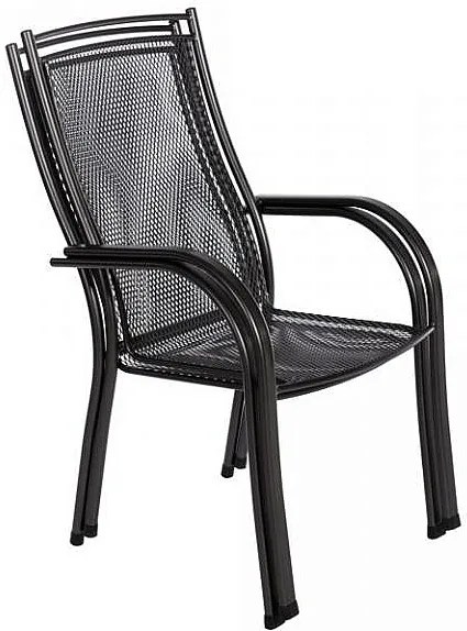 Metalowy zestaw ogrodowy PALMA I. 1 + 4 Stół prostokątny 145x90 cm (CT0309)