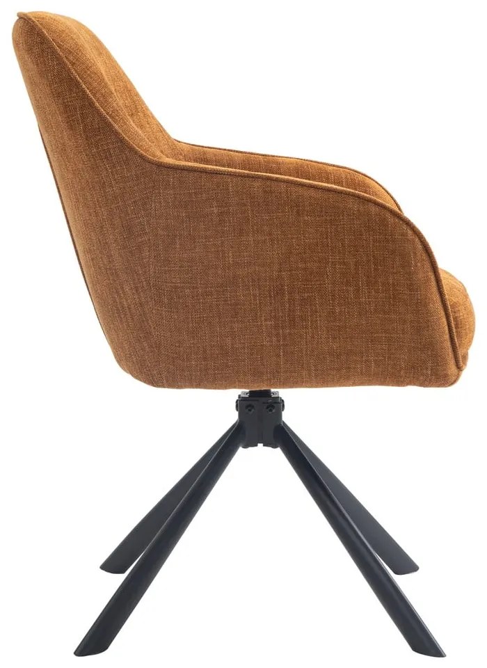 Pomarańczowe krzesła zestaw 2 szt. Avola – Unique Furniture
