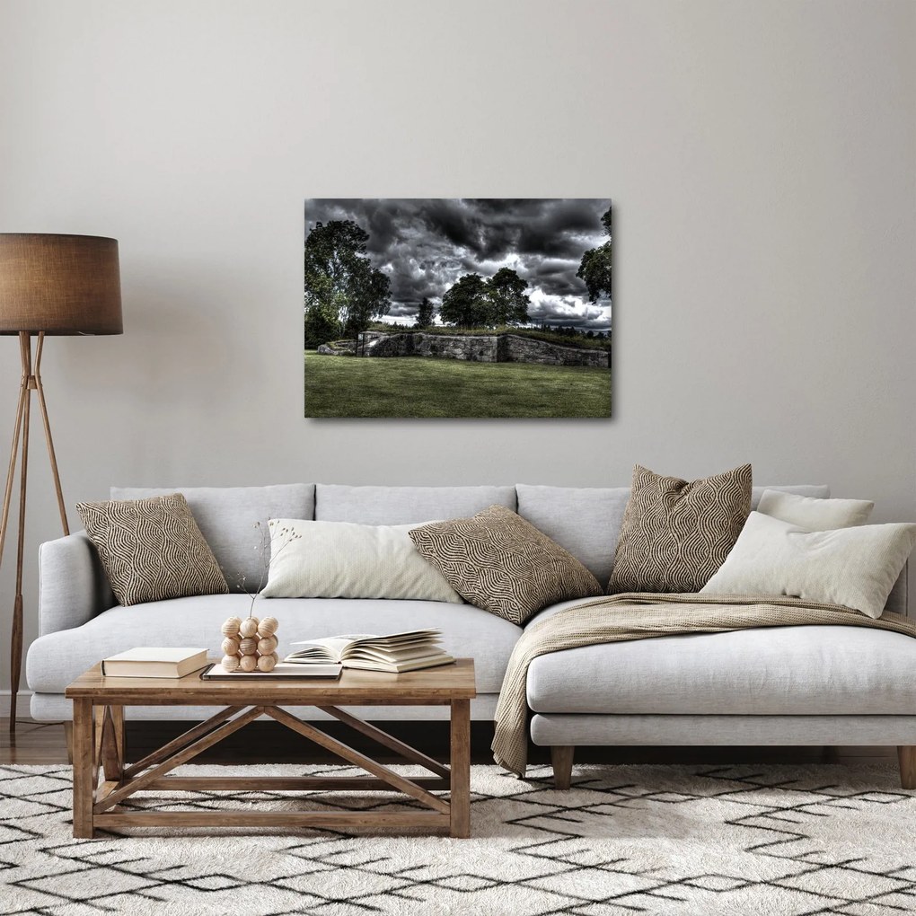 Obraz zachmurzonego nieba (70x50 cm)