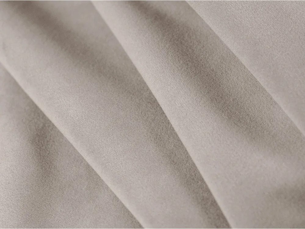 Beżowa aksamitna rozkładana sofa 209 cm Shannon – Cosmopolitan Design