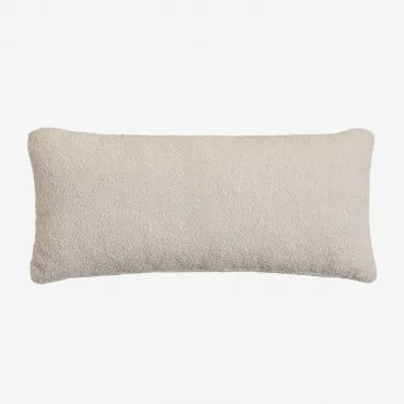 Prostokątny Poduszka 70x30 Cm Z Barankiem Borjan Chenille Biały - Sklum