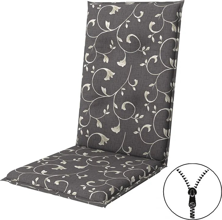 Doppler LIVING 2097 wysoki - zestaw 4 szt. zestaw 4 szt. poduszek na krzesło z wysokim oparciem