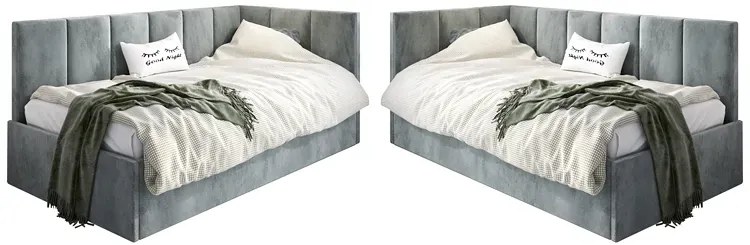 Popielaty Tapczan Typu L K5-L48