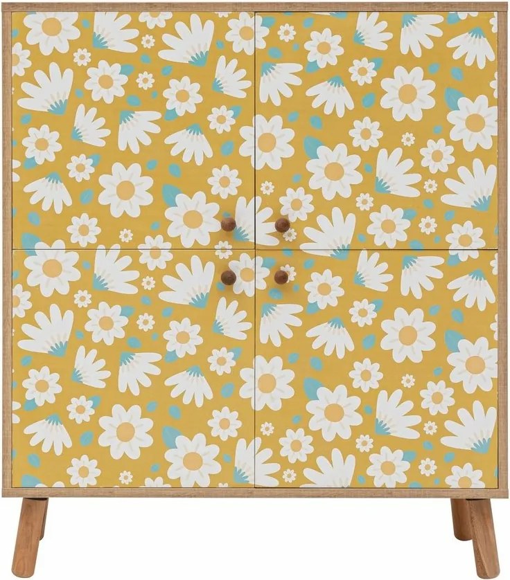 Szafka Posy White and Yellow