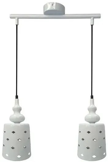 Podwójna lampa wisząca na listwie - V154 S0-R70