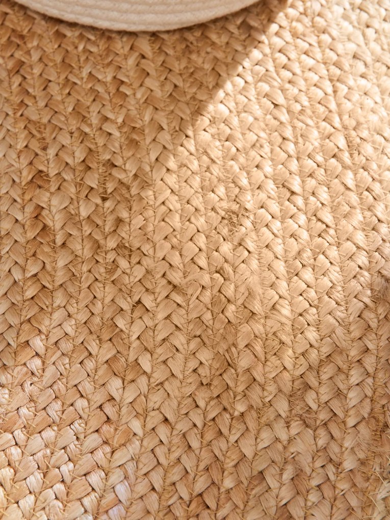 Dywan naturalny jutowy Jutta złoty 100 cm x 100 cm koło