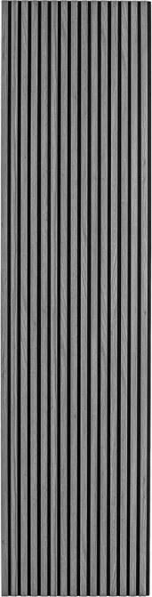 Drewniany panel akustyczny, 2400 x 600 mm, B2BP009, 5 szt, dąb grafitowy