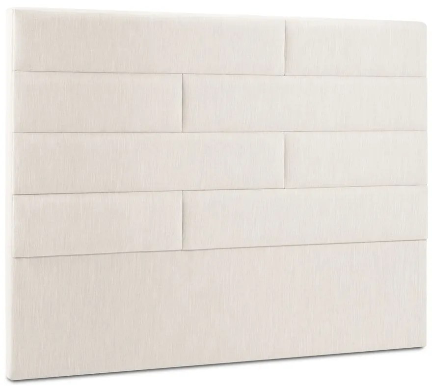 Beżowy tapicerowany zagłówek 140x120 cm NY – Cosmopolitan Design
