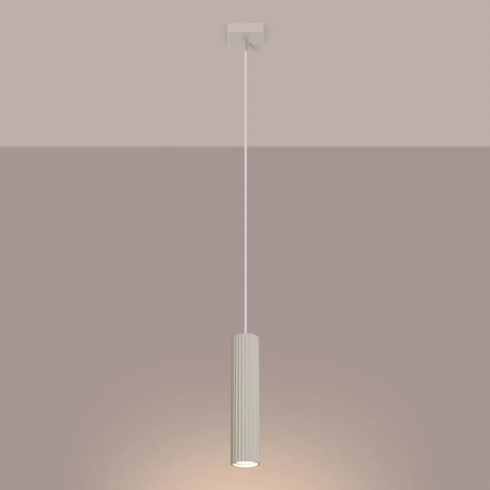 Brilagi - LED żyrandol na lince CRESTO 1xGU10/10W/230V kremowy