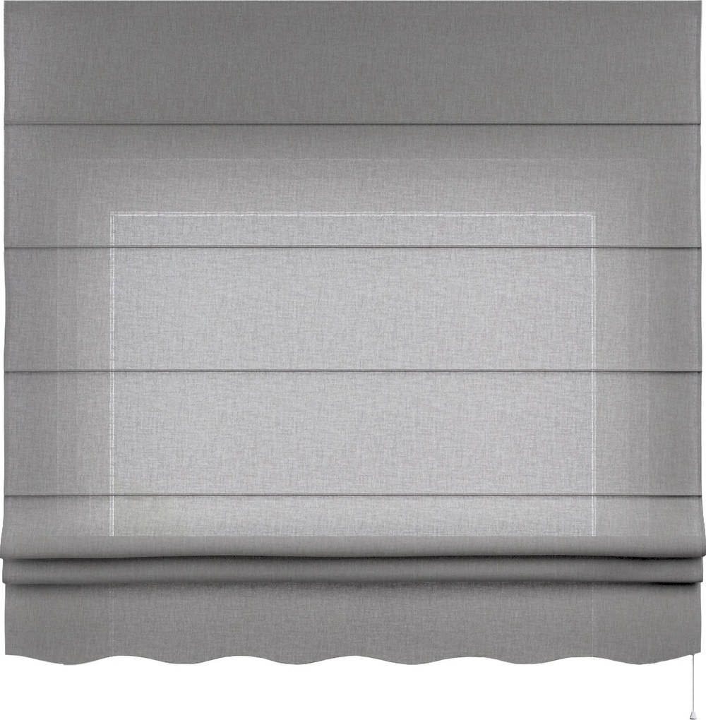 Roleta rzymska Florencja kolor szary tkanina strukturalna