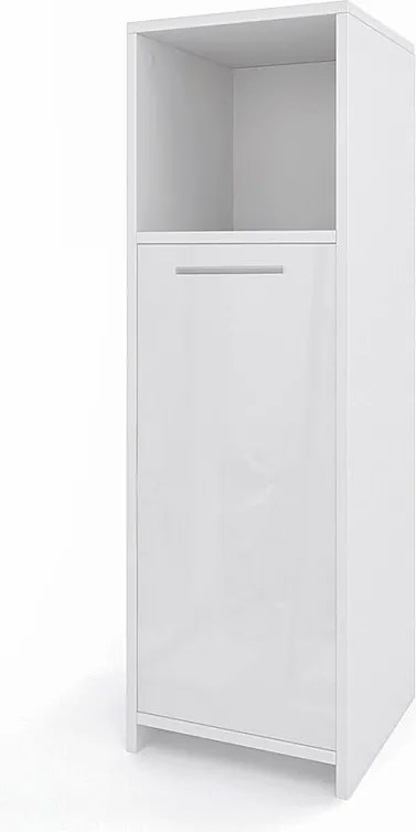 Szafka Midi biały wysoki połysk/biały 30x30x95 kiko