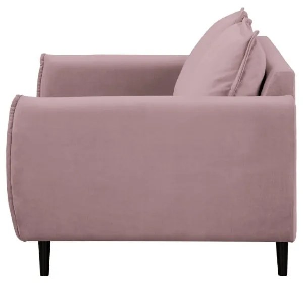 Lawendowa aksamitna sofa 138 cm Juli – Ropez
