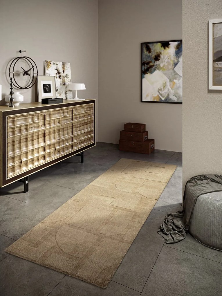 Dywan wełniany Villeroy &amp; Boch Alexis beżowy 80 cm x 250 cm