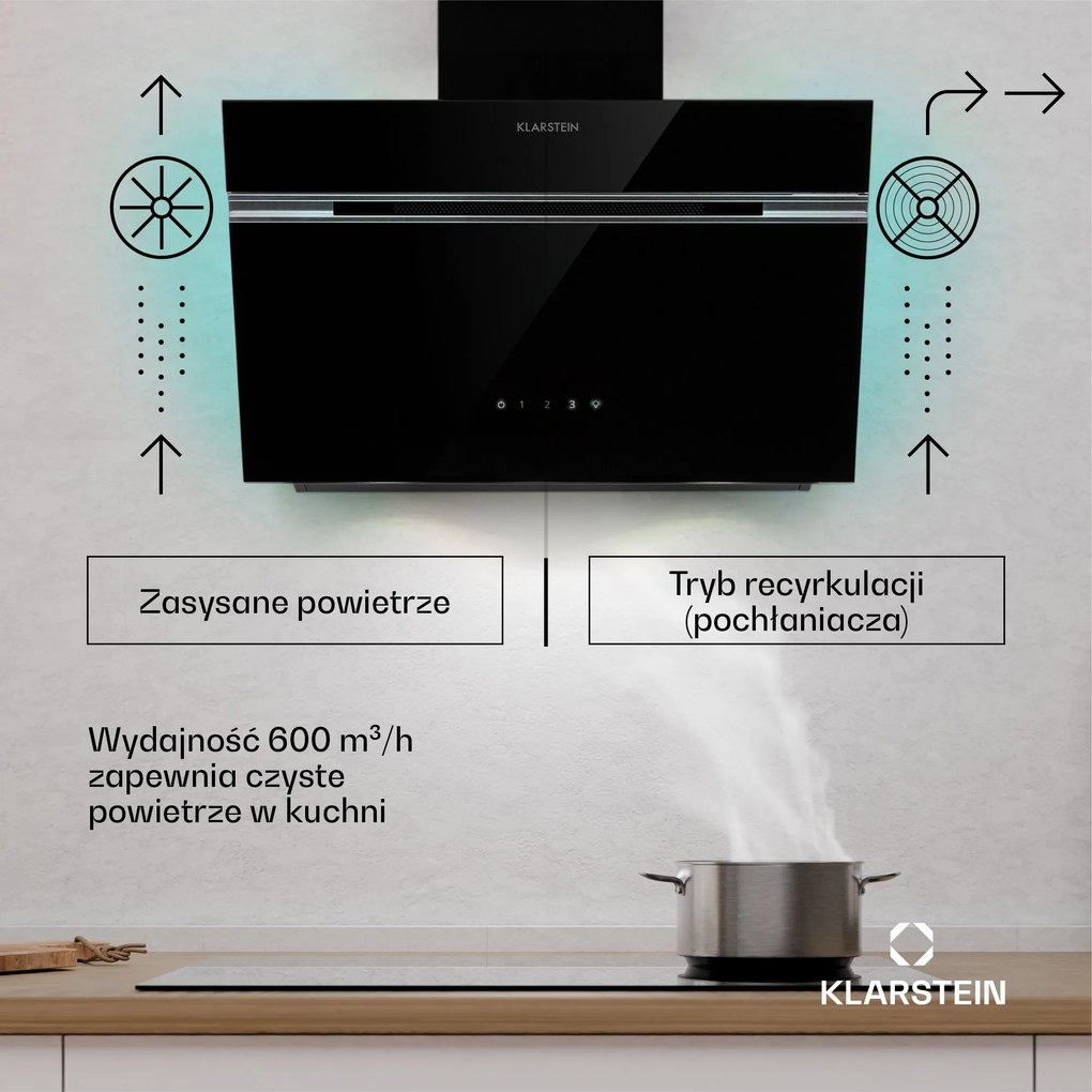 Klarstein Alina 60 Okap kuchenny 60 cm