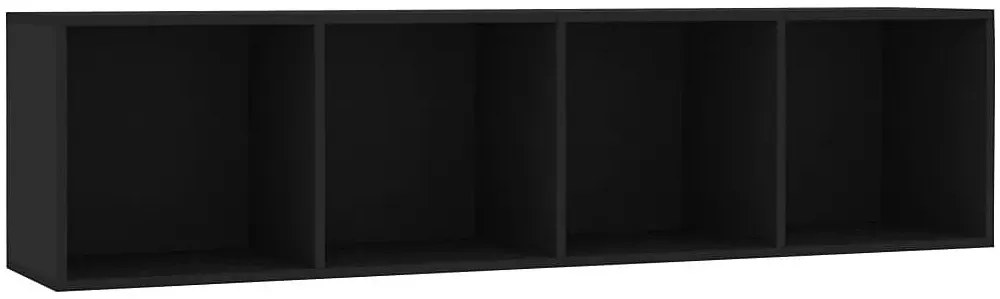 Modułowy Regał Czarny Ścienny K5-F99