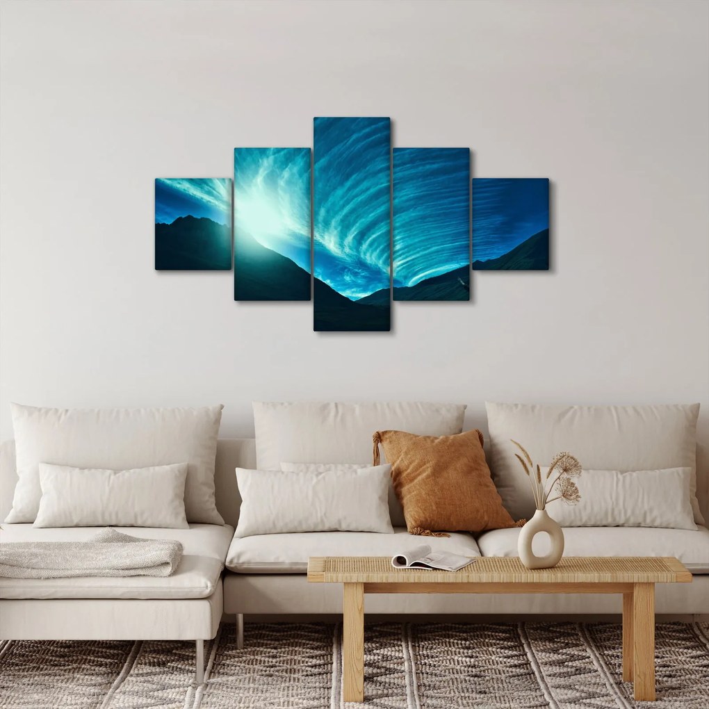 Obraz - Fala z chmur (125x70 cm)