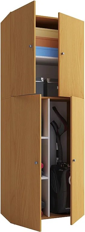 Szafka do czyszczenia miotły drewnianej Lona