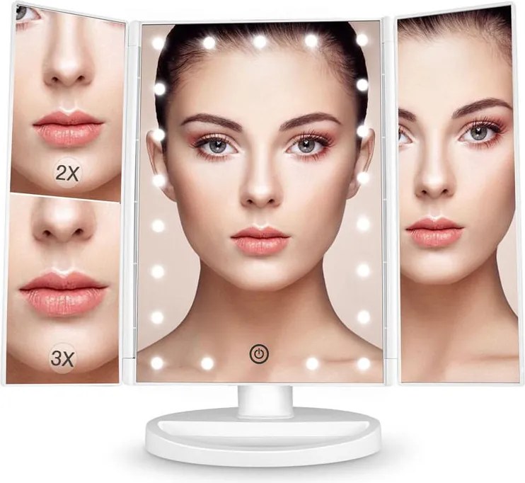 Kosmetyczne lustro BERNSTEIN E280 z oświetleniem