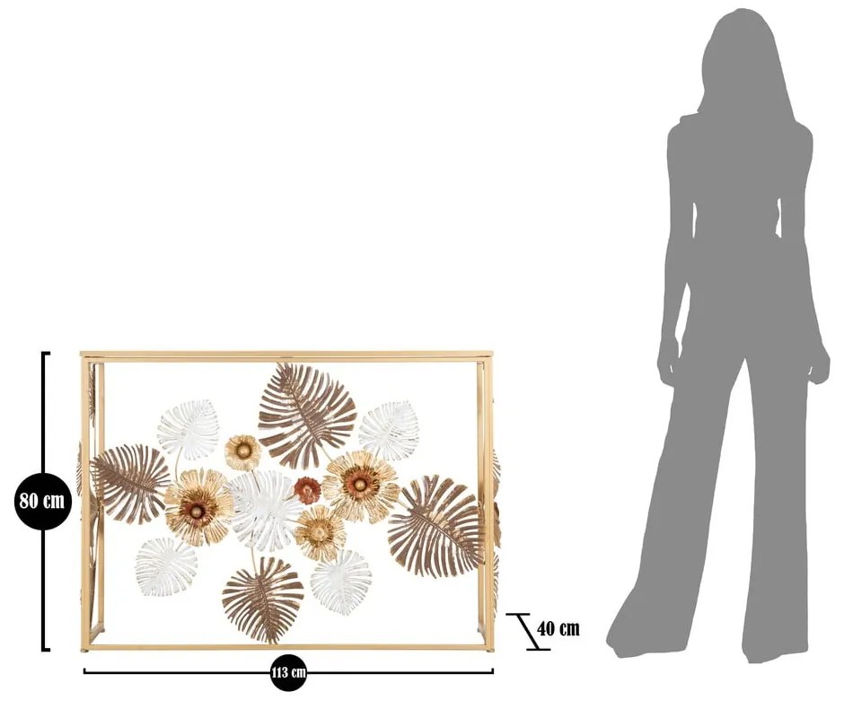 Konsola 40x113 cm Glam Floris – Mauro Ferretti