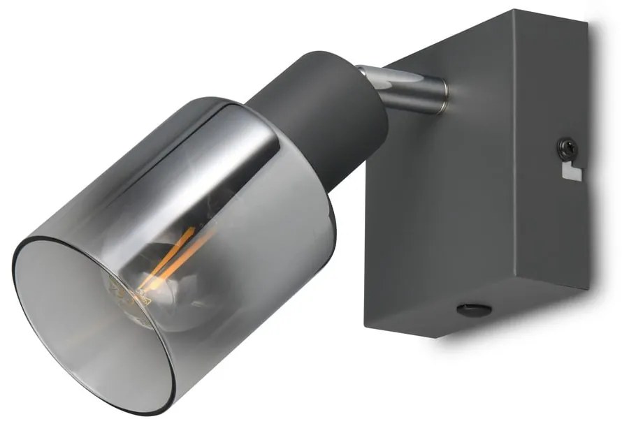 Antracytowa lampa punktowa ø 7 cm Cadiz – Reality